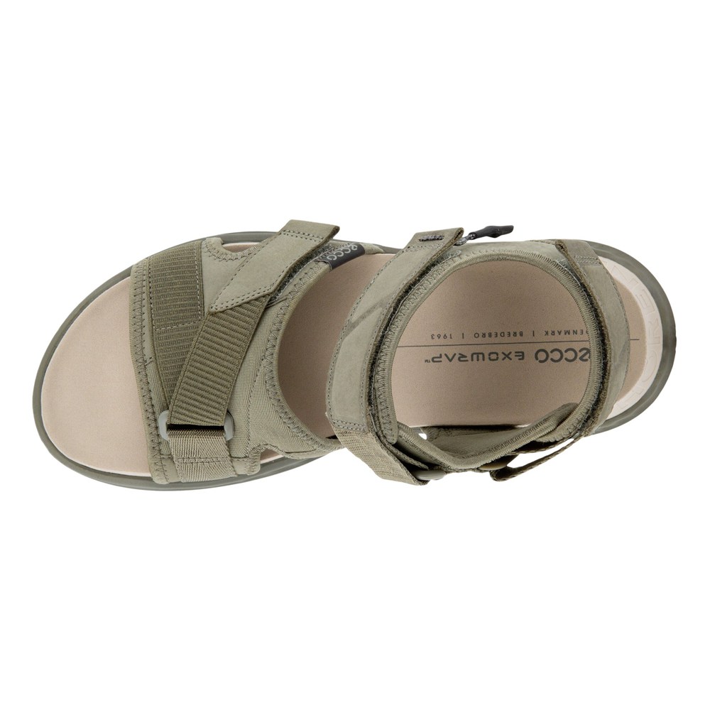 ECCO Mens Sandals Olive - Exowrap 3S Velcro - QHY-273809